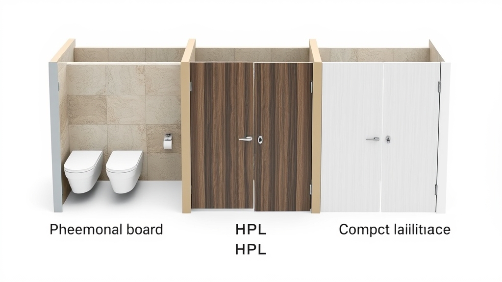 Perbandingan Material Cubicle Toilet: Phenolic vs HPL vs Compact Laminate
