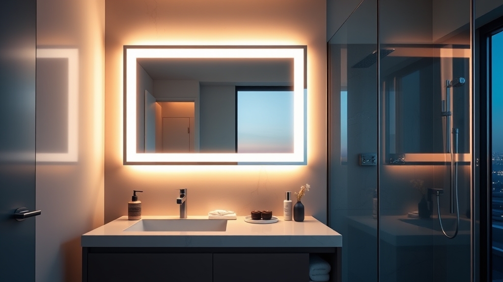 Cermin Kamar Mandi dengan LED: Tren dan Tips Pemasangan untuk Kamar Mandi Mewah